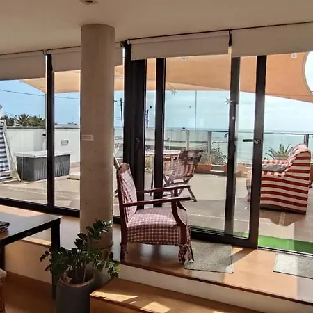 Apartman Con Encanto En La Playa Frente Al Mar 