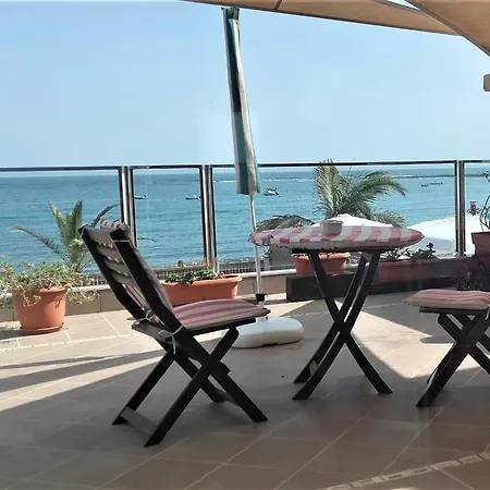 Apartman Con Encanto En La Playa Frente Al Mar 